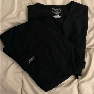 Cherokee Maternity Scrub Set Black Small